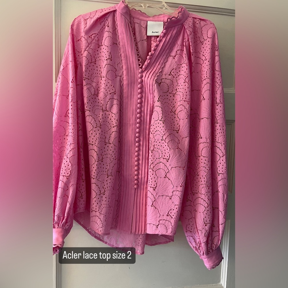 Acler lace top